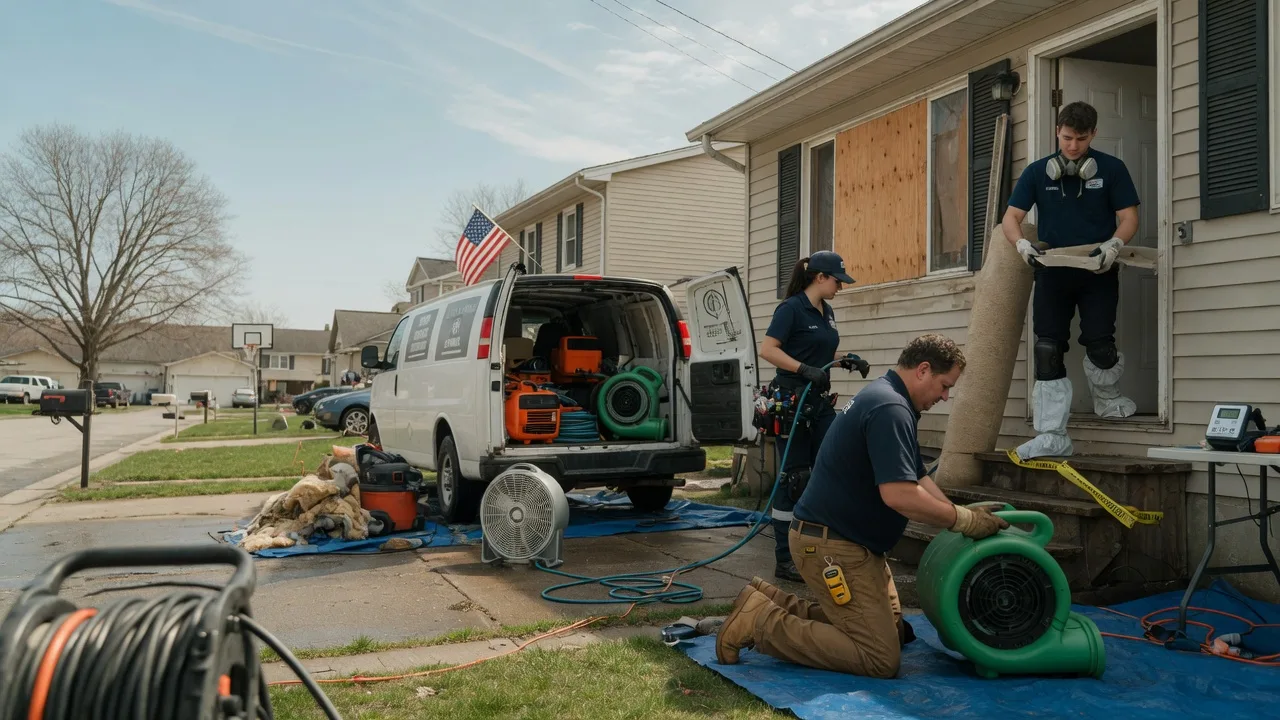Water Damage Restoration in Prescott, IA near me